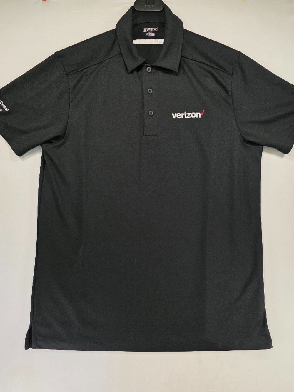 Verizon Employee Polo Work Shirt Best Matters North Central Men's Medium Black